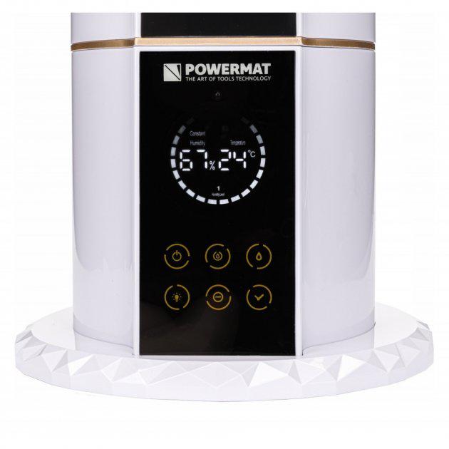 Ультразвуковий зволожувач повітря дифузор Powermat 7.5L PM-NPO-7.5W Білий (41651) - фото 4