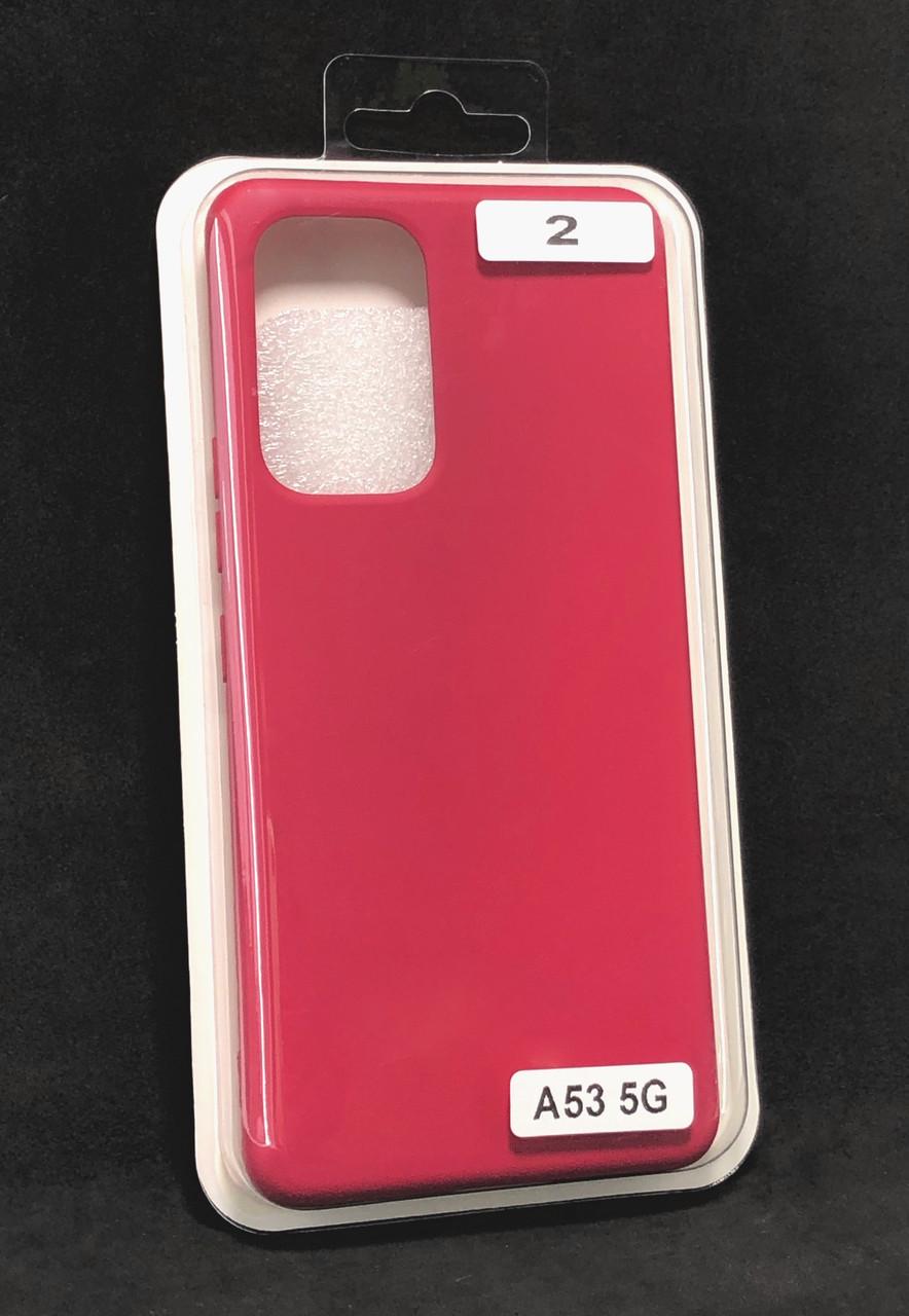 Чехол для телефона Samsung A53 (5G) Silicone FULL №2 Rose Red (4you)