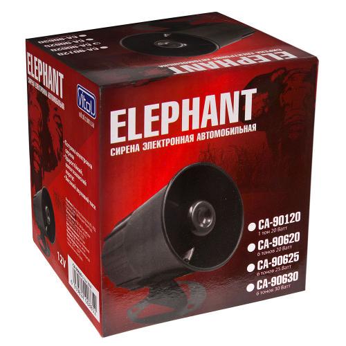 Сирена СА-90620 Elephant 6 тон 20W 12V - фото 2