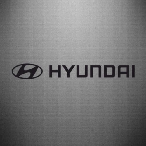 Наклейка Hyundai 2 45x5,8 см Черный (21563600)