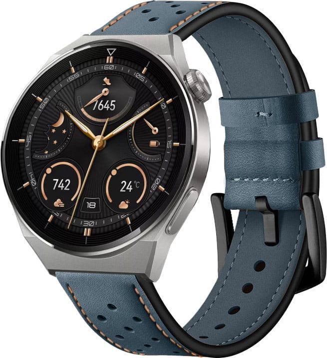 Ремешок кожаный Classico для Huawei Watch GT3 Pro 46 мм Green (37313-08)
