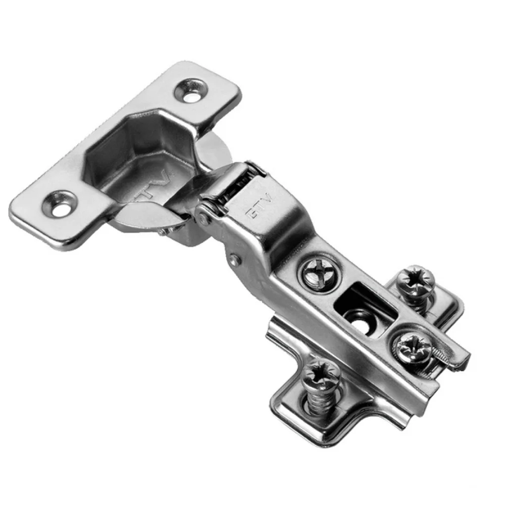 Петля GTV напівнакладна 110° Clip-On D 35 мм без доводчика (MP0005)