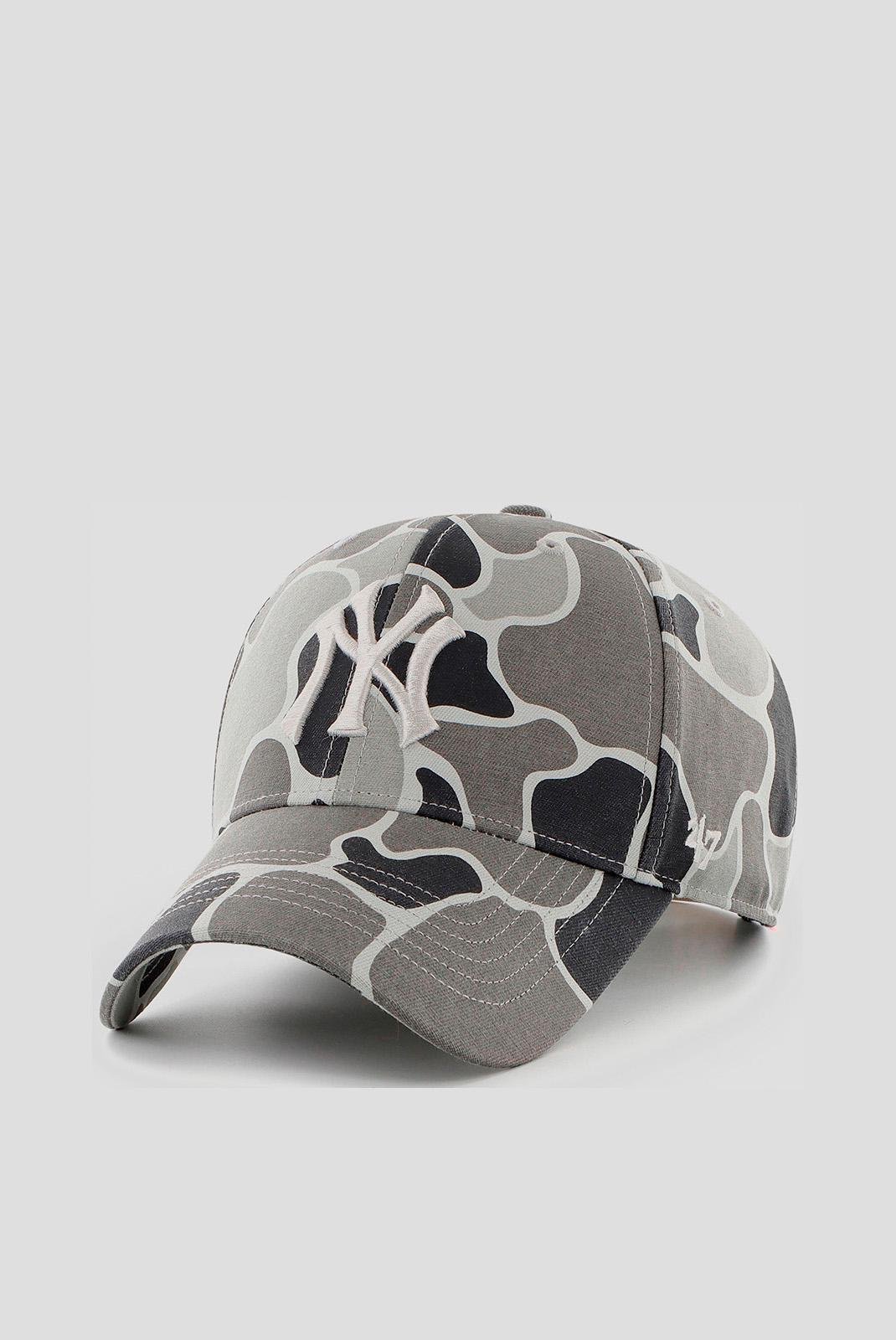 Кепка 47 Brand MVP YANKEES DUCK CAMO SNAP OSFA Серый камуфляж