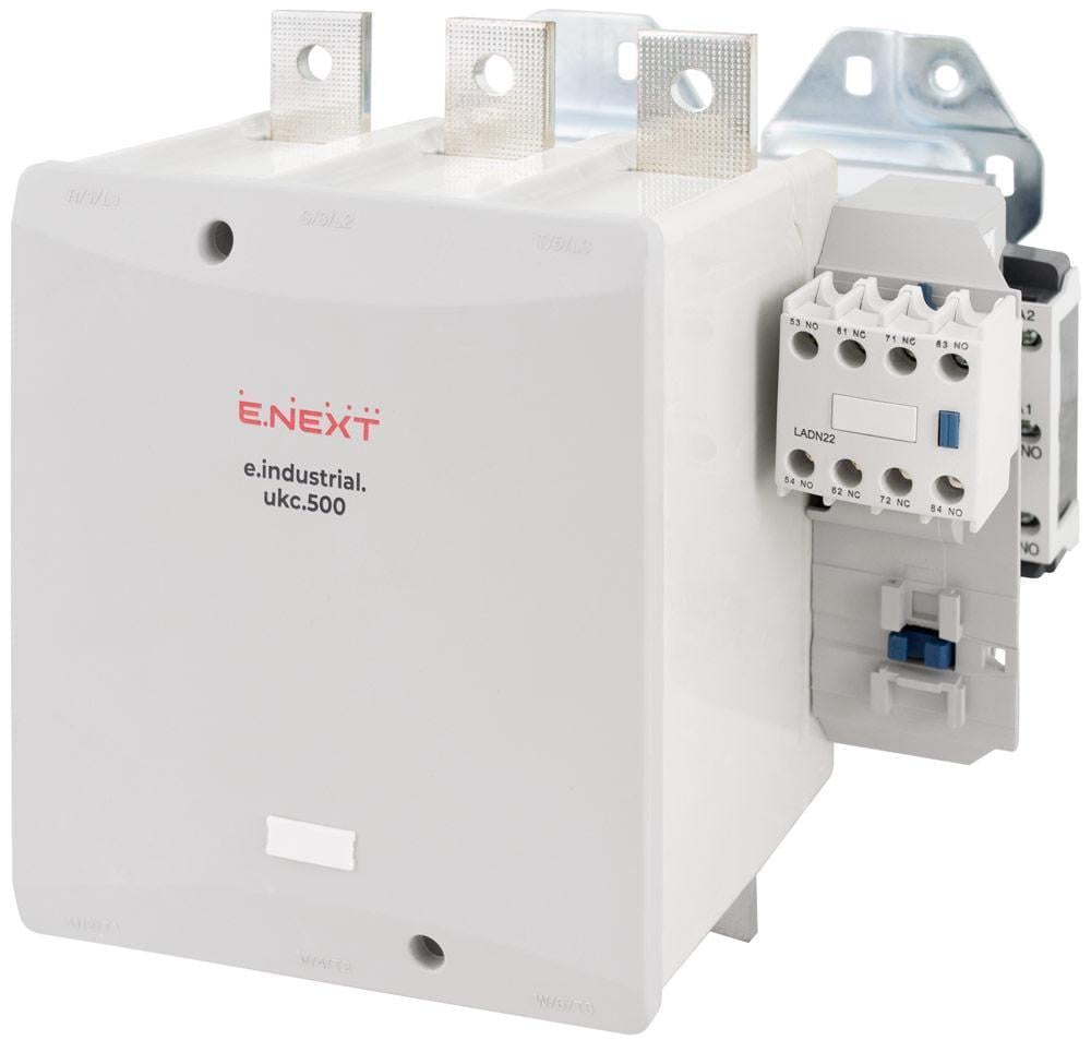 Контактор E.NEXT e.industrial.ukc.500.400 500А 400 В 1NO (i.0090068)