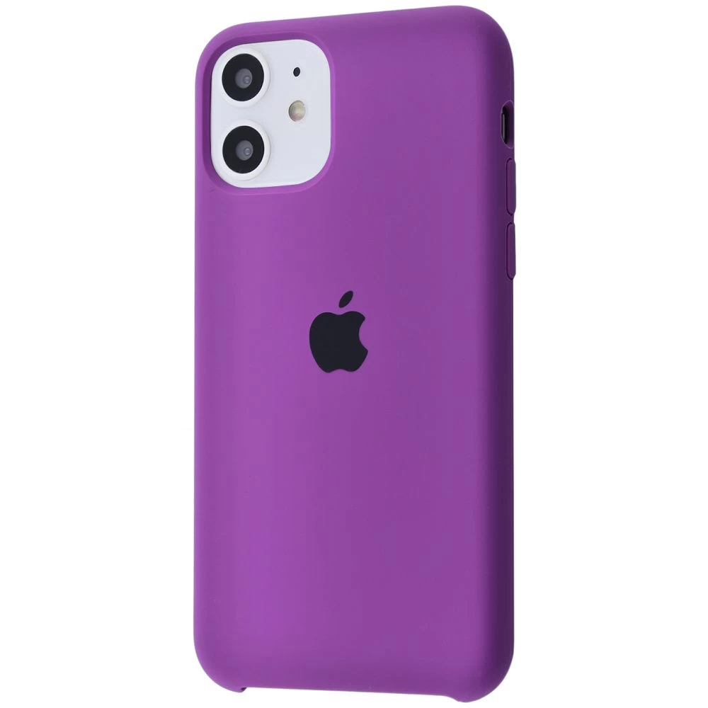 Силіконовий Чохол Накладка Silicone Case для iPhone 11 Grape