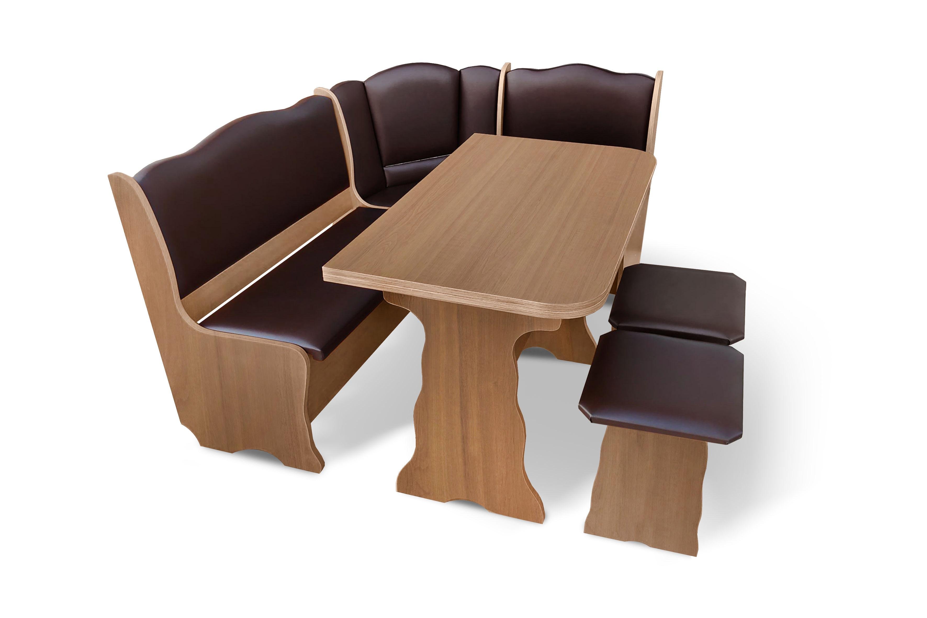 Кухонный уголок Comfort Line Гармония ДСП Орех эко/Шоколад