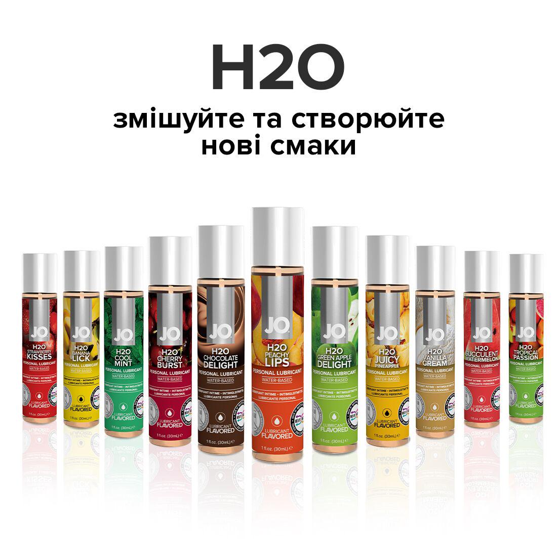 Лубрикант їстівний на водній основі System JO H2O Персик 120 мл (SO1777) - фото 5
