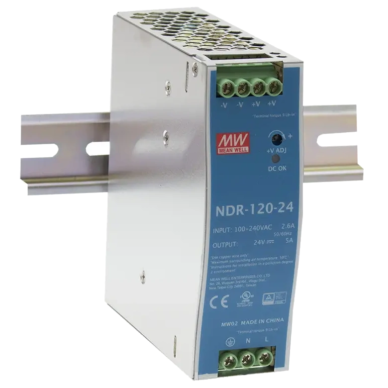 Блок питания импульсный Mean Well NDR-120-48 48V 2.5А 120 Вт Grey/Blue (27917778)