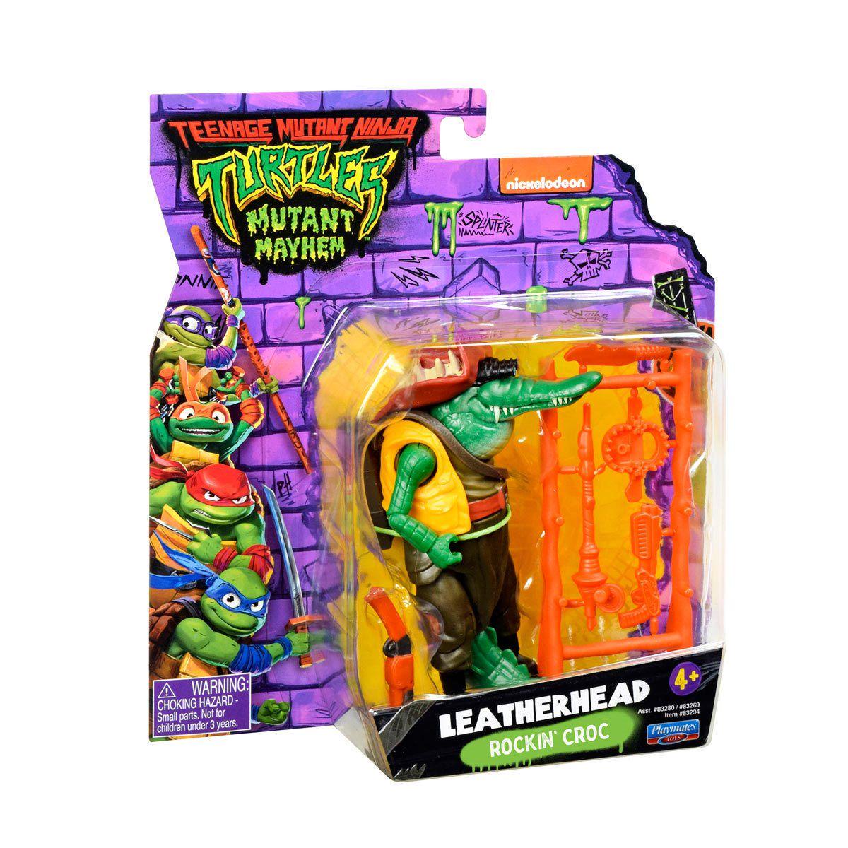 Фигурка TMNT Teenage Mutant Ninja Turtles Leatherhead Rockin croc (12118857)