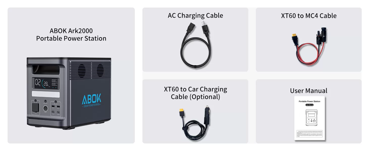 Зарядна станція ABOK Power Station 3072 Вт·год з додатковим акумулятором до зарядної станції (30631190) - фото 10