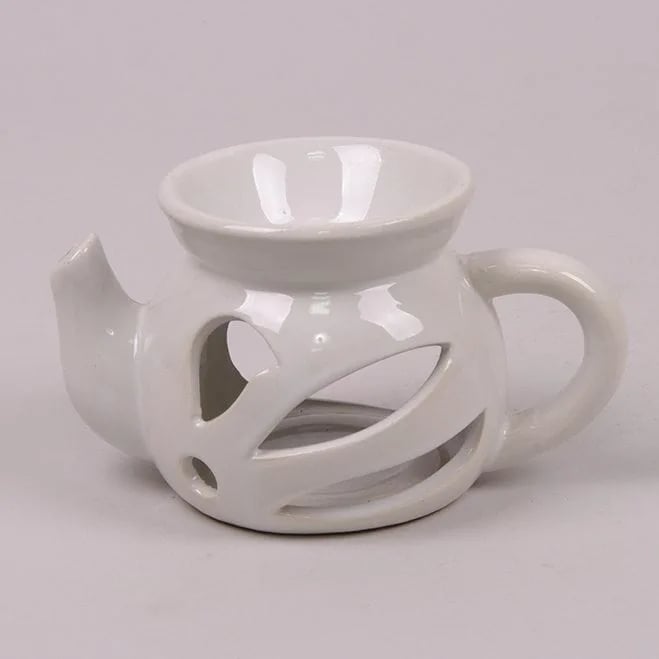 Аромалампа керамічна Flora Білий (7498)