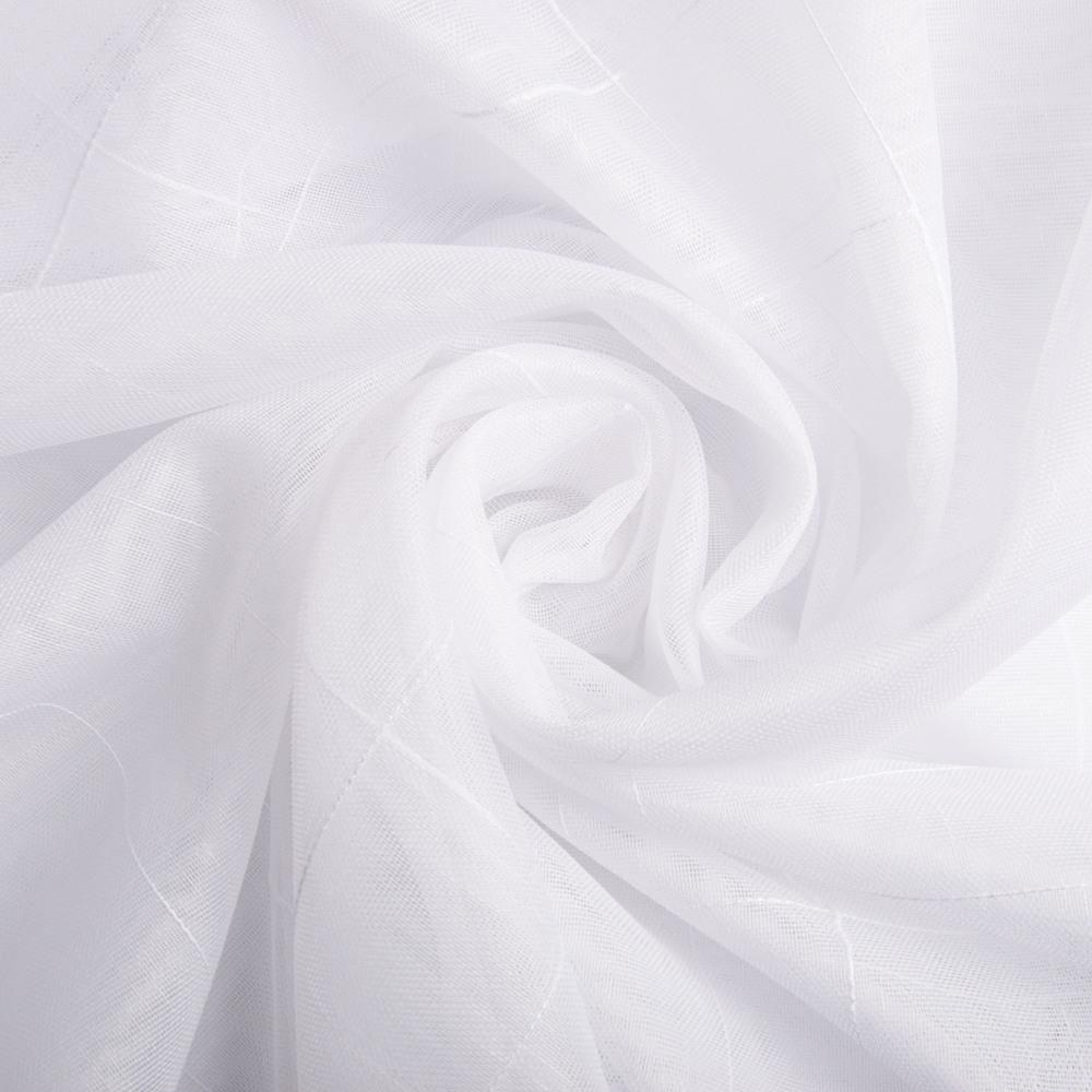 Ткань тюль рогожка V-55/1 Белый (22929)