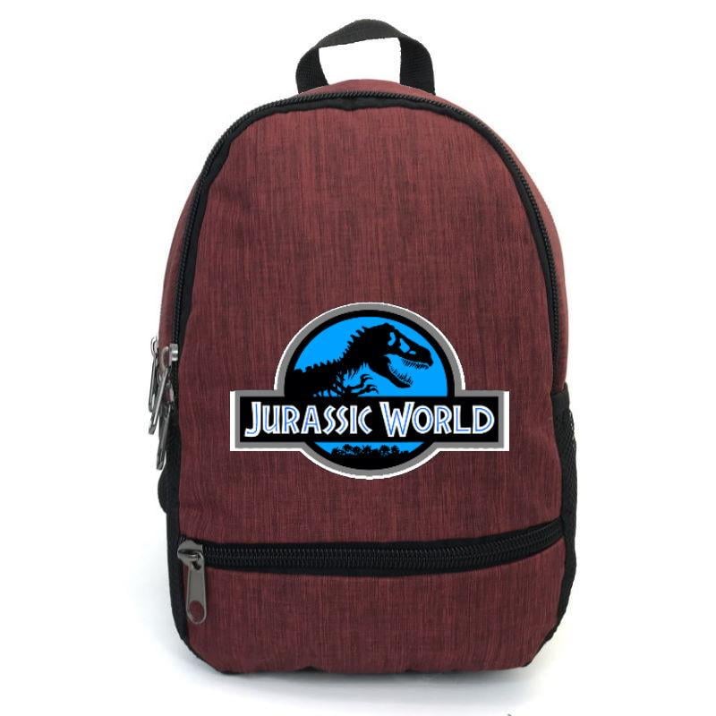Школьный рюкзак Cappuccino Toys Jurassic World-006 с принтом Парк Юрского периода 12,5 л Бордовый (1391165808)