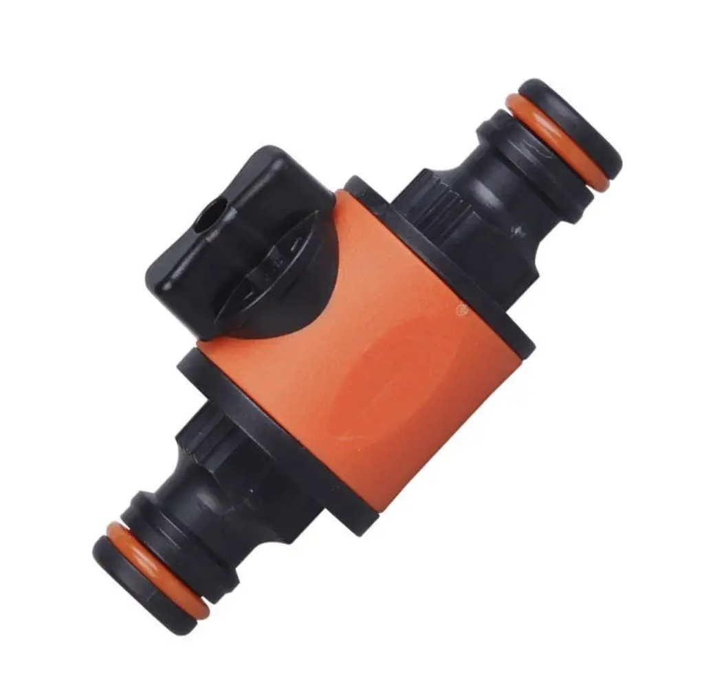 Коннектор двусторонний Aquapulse AP 1021 STANDART с запорным краном (1059)