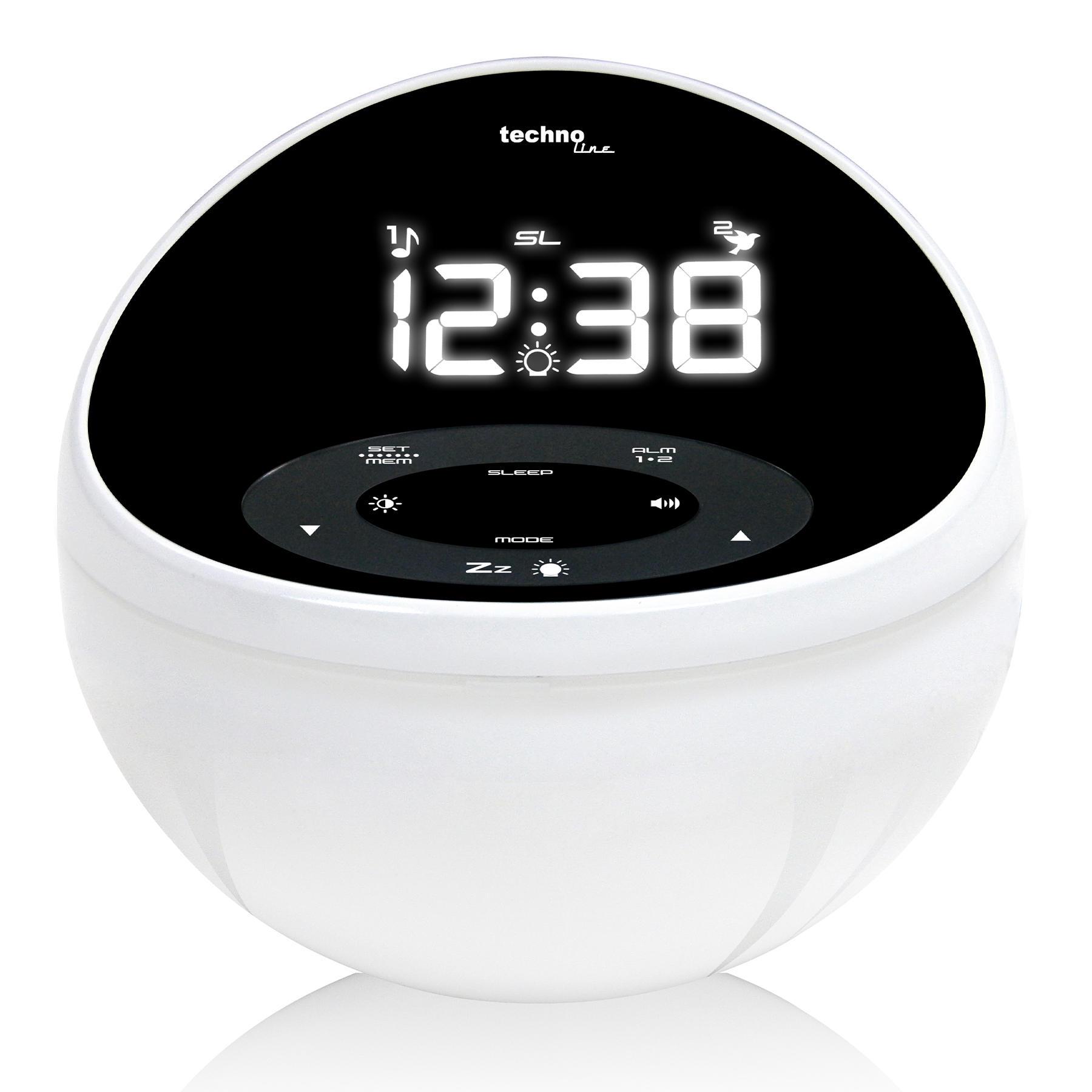 Часы настольные с радио Technoline WT500 Black/White (WT500) - фото 4 Часы настольные с радио Technoline WT500 Black/White (WT500) - фото 4