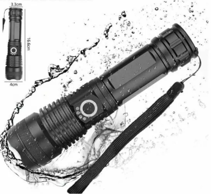 Ліхтар P55-HP50 CREE XHP50 світлодіодний акумуляторний - фото 2