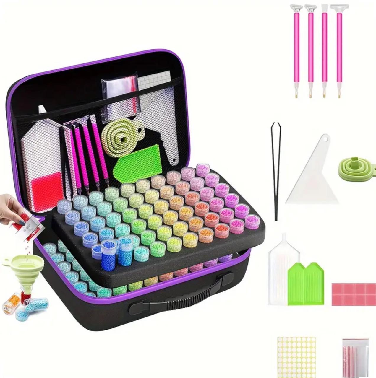 Органайзер для алмазной мозаики 120 баночек