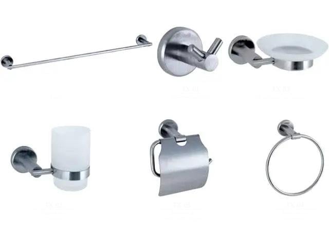 Набор для ванной Aqua-World INOX 6 изделий нержавейка