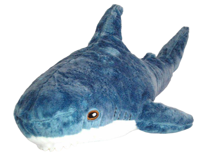 Плюшевая игрушка Акула мягкая Shark doll обнимашка 40 см (00398)
