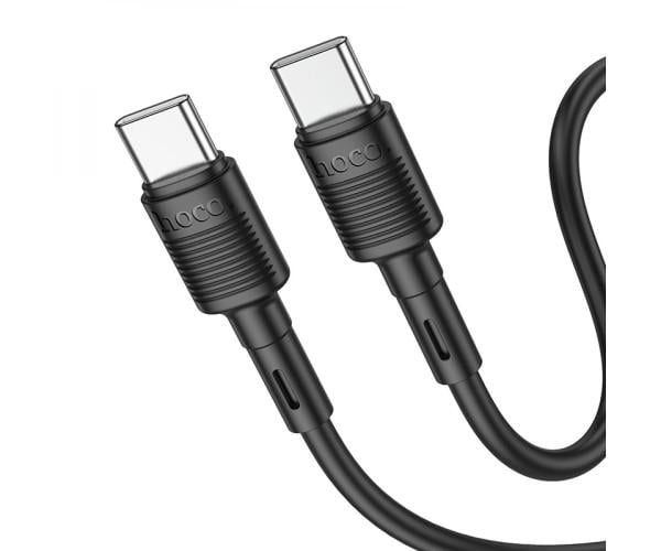 Кабель USB Hoco X83 60W Type-C to Type-C 3A 1 м Black