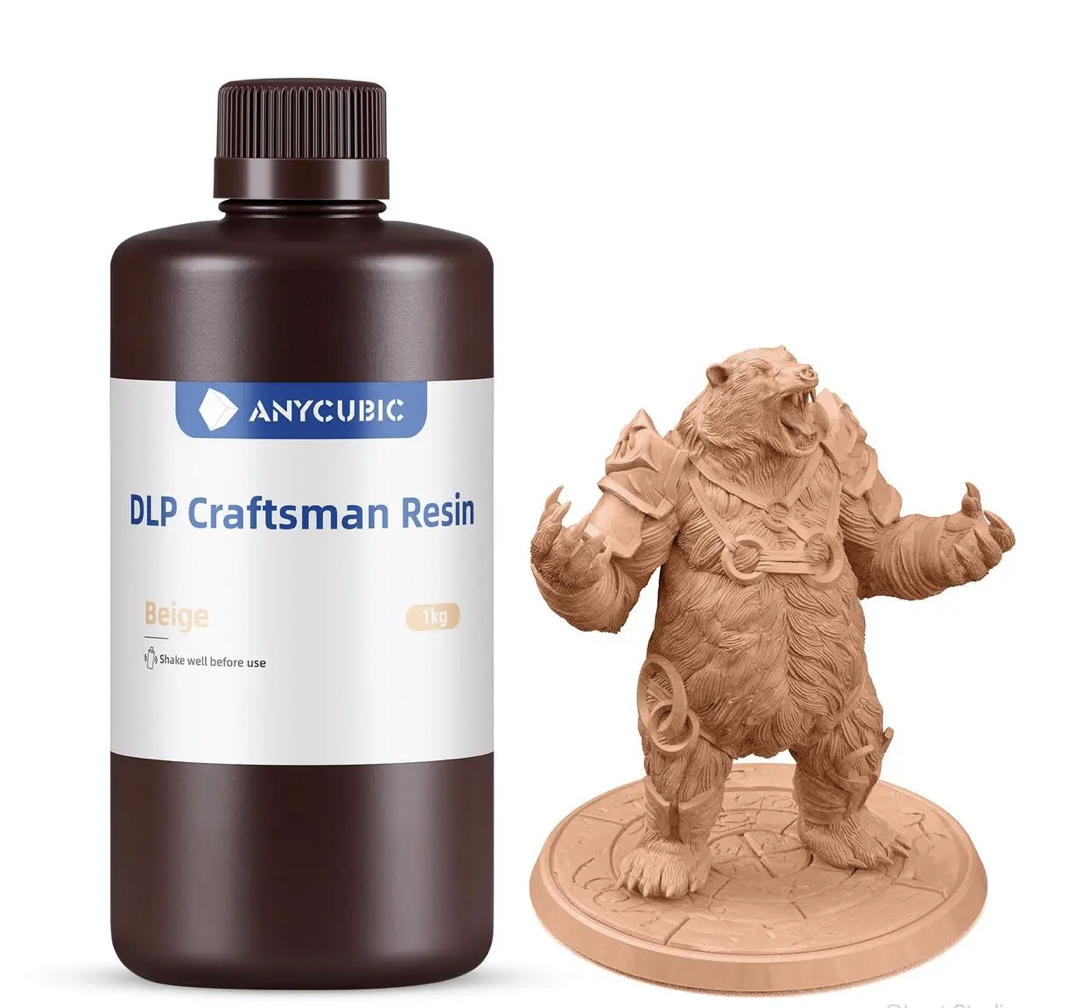 Фотополімерна смола DLP Anycubic Craftsman Grey (SDHLGY-104C) - фото 5