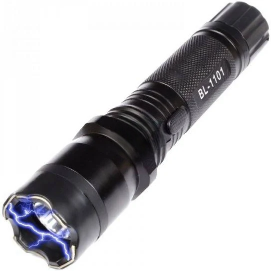 Фонарик ручной BL-1101 светодиодный аккумуляторный Черный