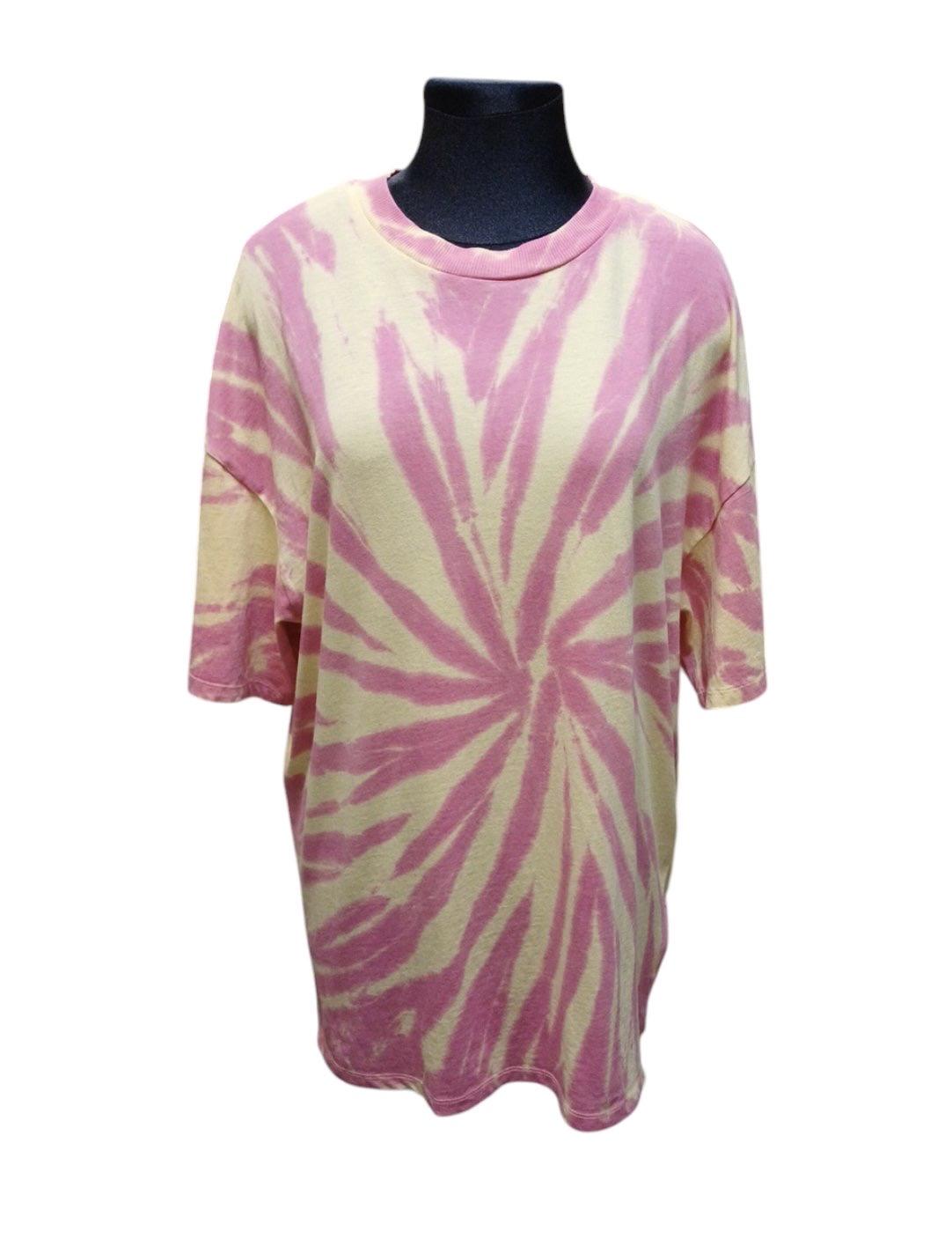 Футболка XS Розово-желтый (11295277wer)