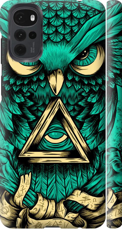 Чехол на Motorola G22 Сова Арт-тату (3971m-2681-42517)