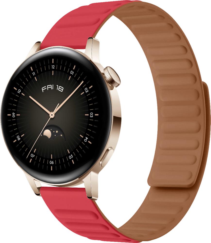 Ремінець Magneter для Huawei Watch GT3 42 мм Red (26632-2D)