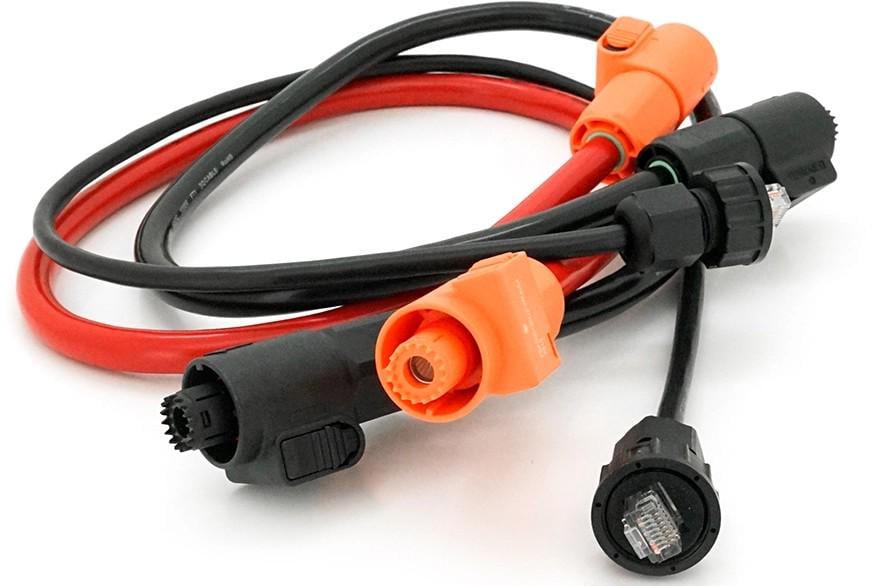 Набор кабелей для параллельного подключения Deye DEYE 3U-LP для RW-M6. 1BCable 1,5 м Red/Black (c0e8feeb)