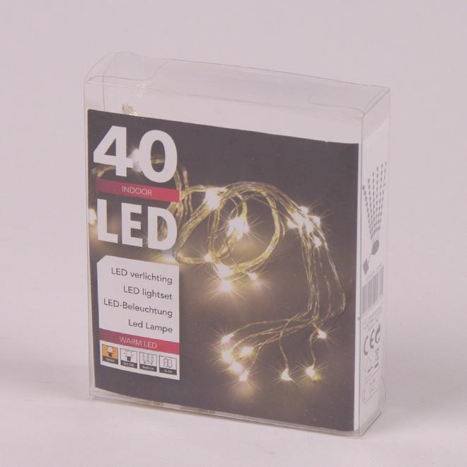 Подсветка LED Flora теплый свет 40 светодиодов 8х50 см (45026)