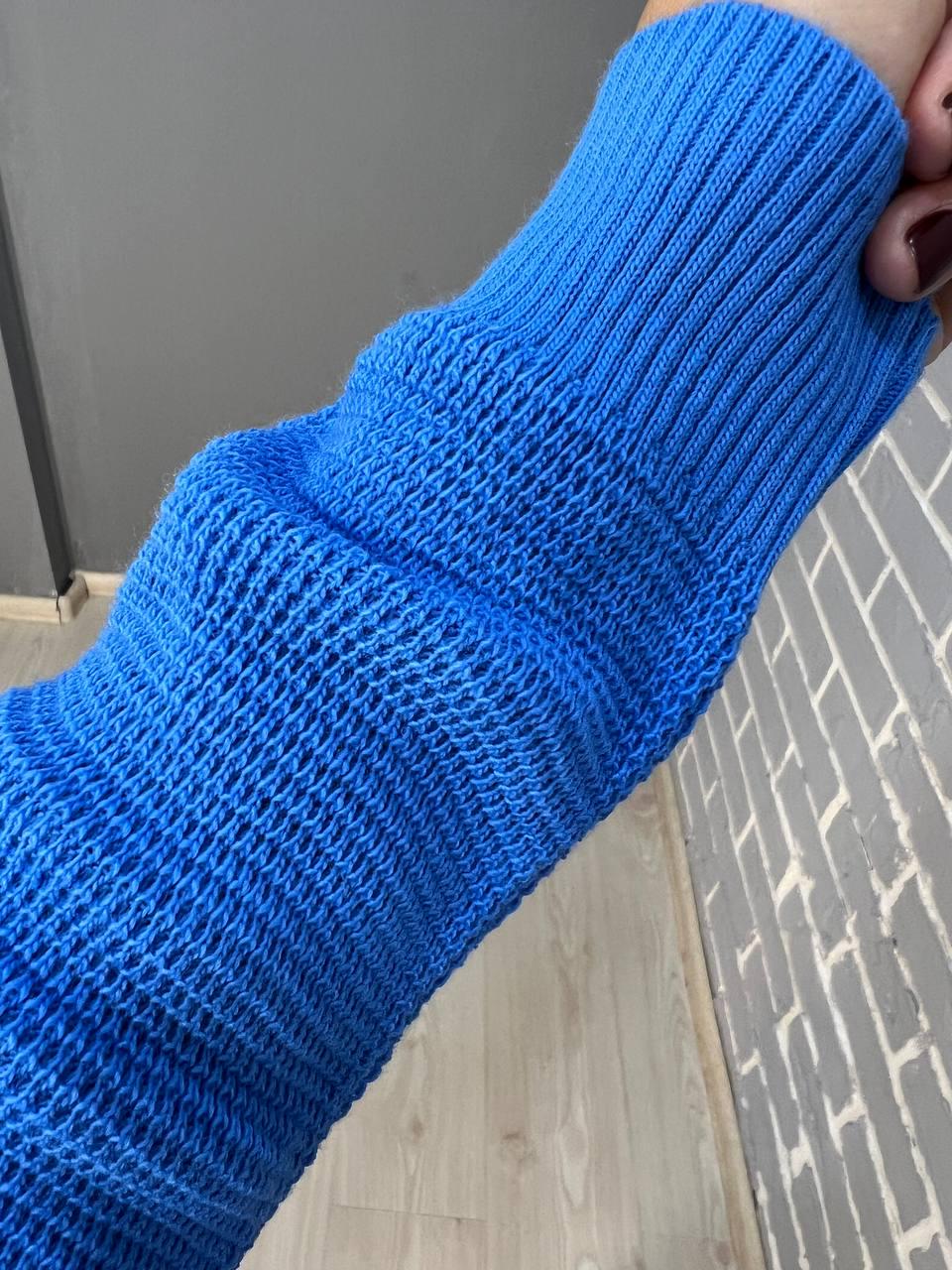 Светр жіночий MIX RAY 6183 тонкий вафельний розрізи по боках вільний крій OS Синій (1196) - фото 2 Светр жіночий MIX RAY 6183 тонкий вафельний розрізи по боках вільний крій OS Синій (1196) - фото 2