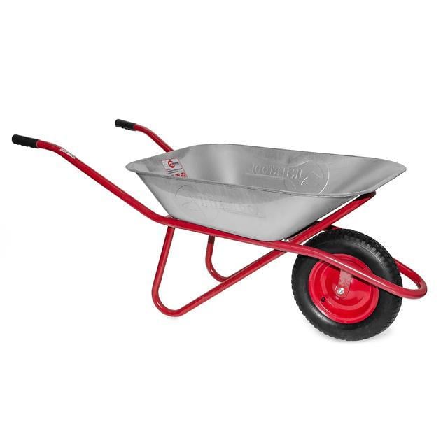 Тачка садово-строительная Intertool WB-0615 1 пневмоколесо с подшипником 14" 65 л 150 кг (9381160)