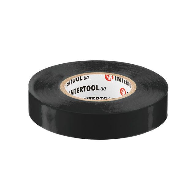 Стрічка ізоляційна Intertool IT 0026 17х0,15 мм 25 м 10 шт. Чорний (IT-0026 ) - фото 3