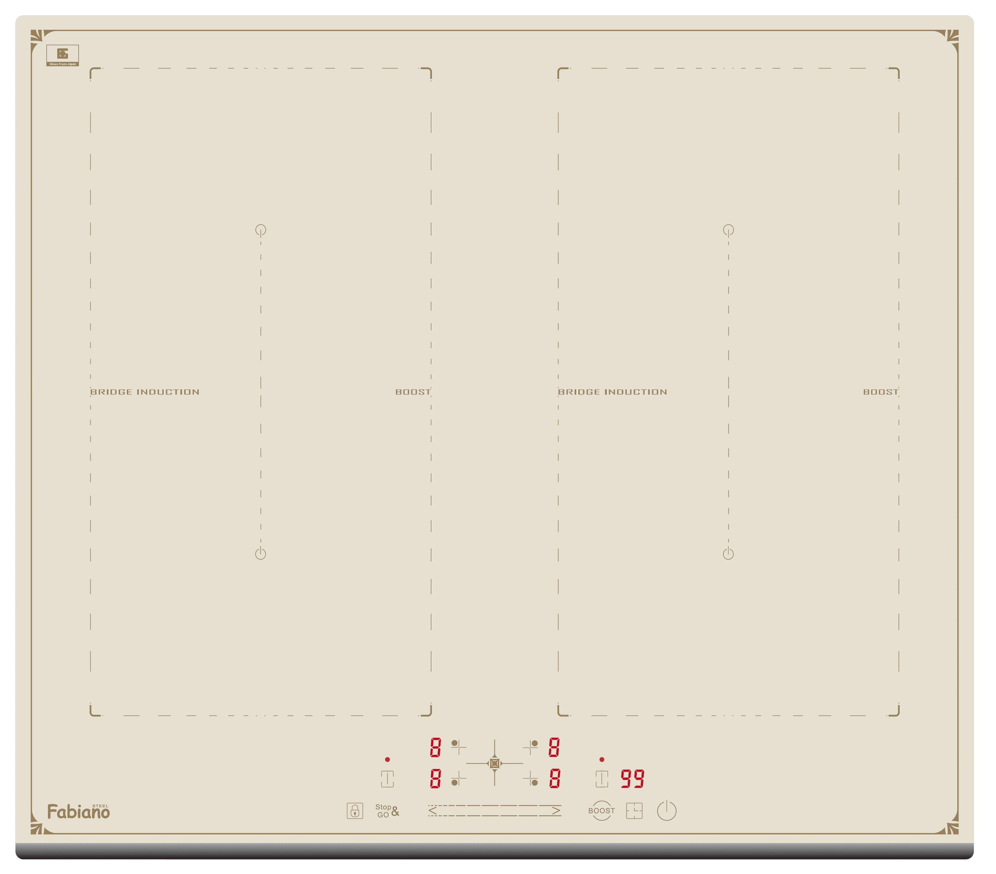 Індукційна панель Fabiano FHBI 3201 Lux Cream