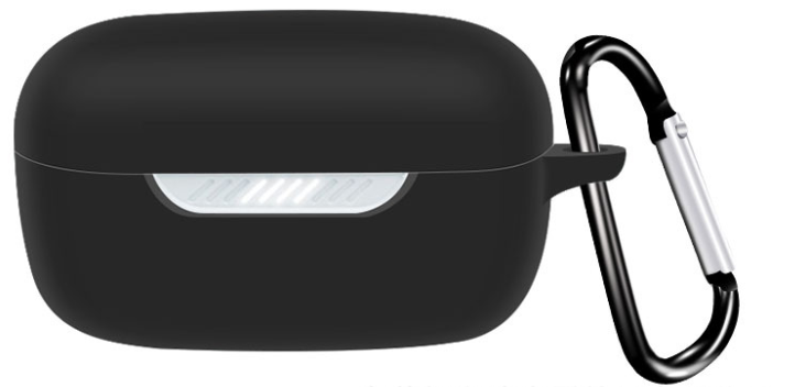 Чехол-накладка DK Silicone Candy Friendly с карабином для JBL Live Free NC+ Black