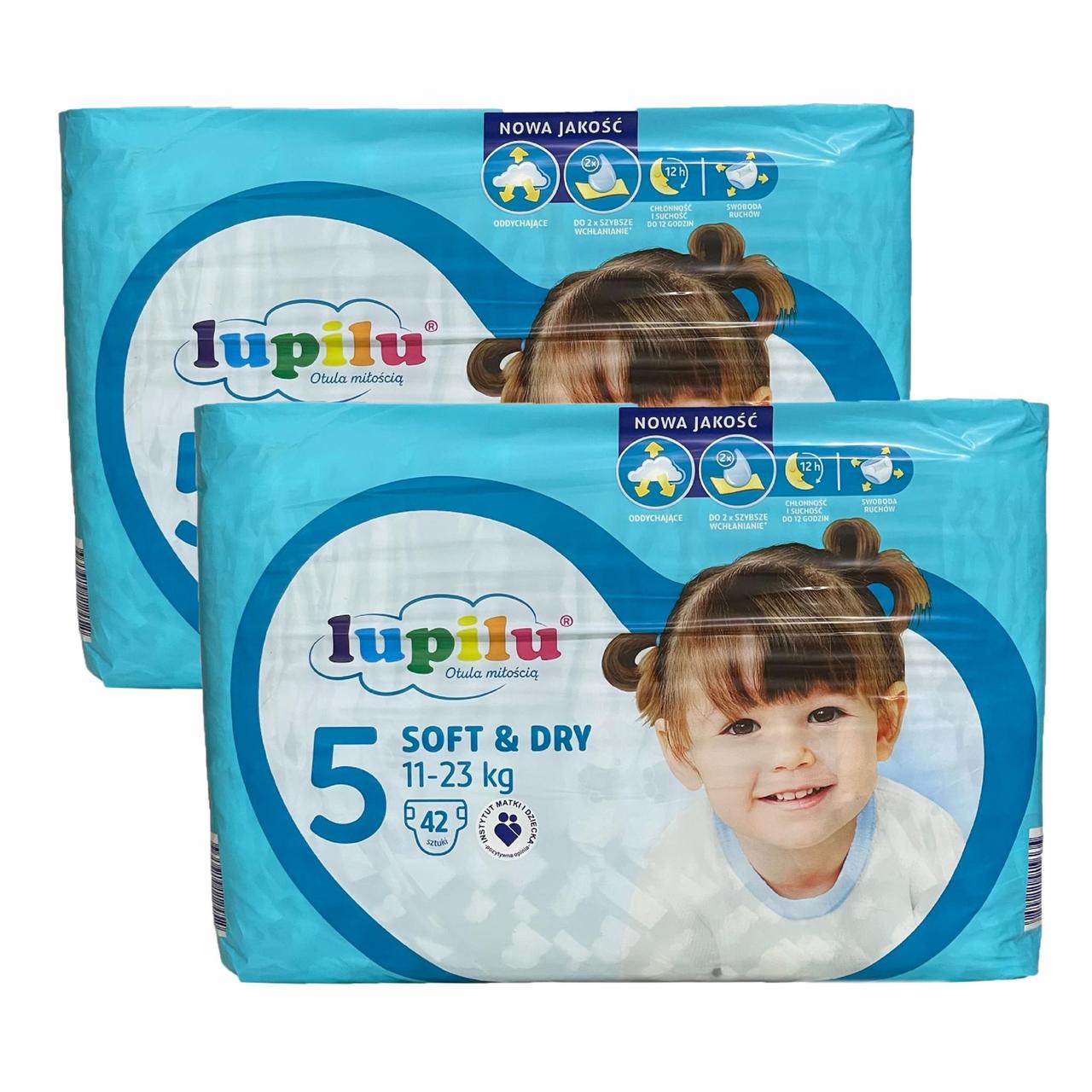 Підгузки Lupilu soft & dry 5 Junior 11-23 кг 84 шт. (2734368692)