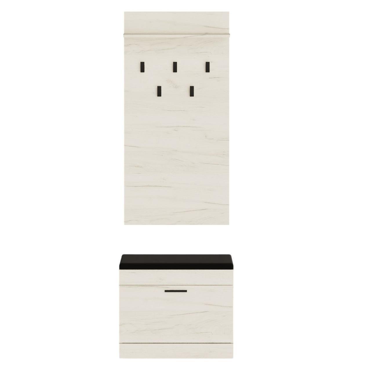 Прихожая Эверест Соната-13 комплект Дуб крафт Белый (ЕВ20803.04)