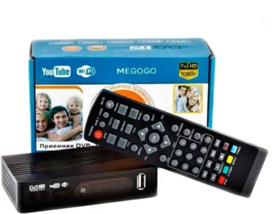 Смарт ТВ-тюнер T2-1 с функциями Wi-Fi IPTV и YouTube цифровой черный (2390000006) - фото 6