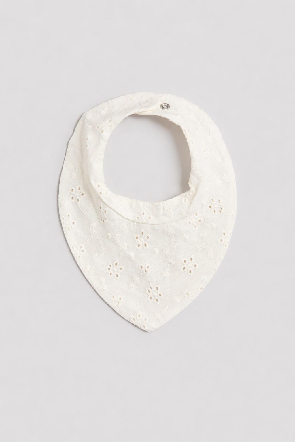 Слюнявчик 1277754 Белый