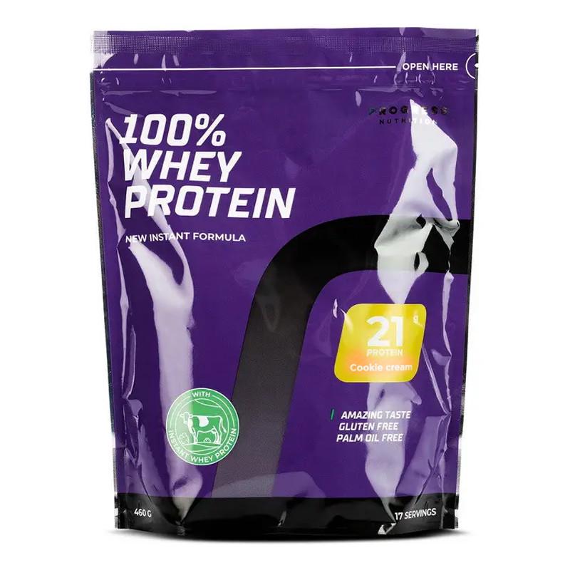 Концентрат сывороточный Progress Nutrition 100% Whey Protein Печенье с кремом 460 г (23027-01) - фото 1