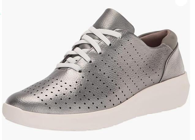 Туфли женские Clarks р. 42 Серебристый (2655255757)