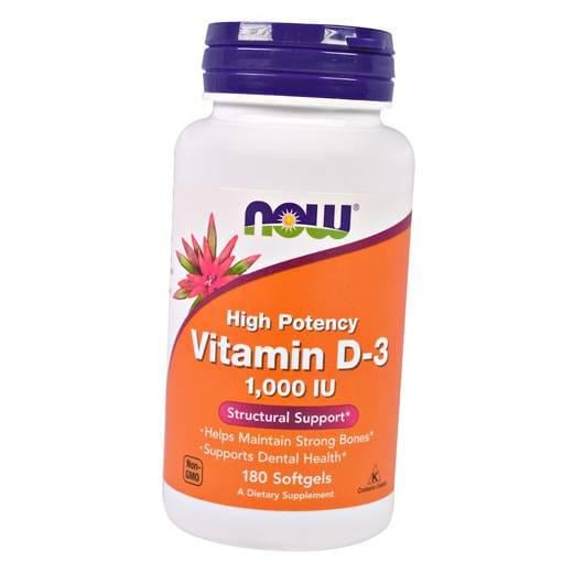 Витамин Д3 Vitamin D-3 1000 180 капс. (36128047)