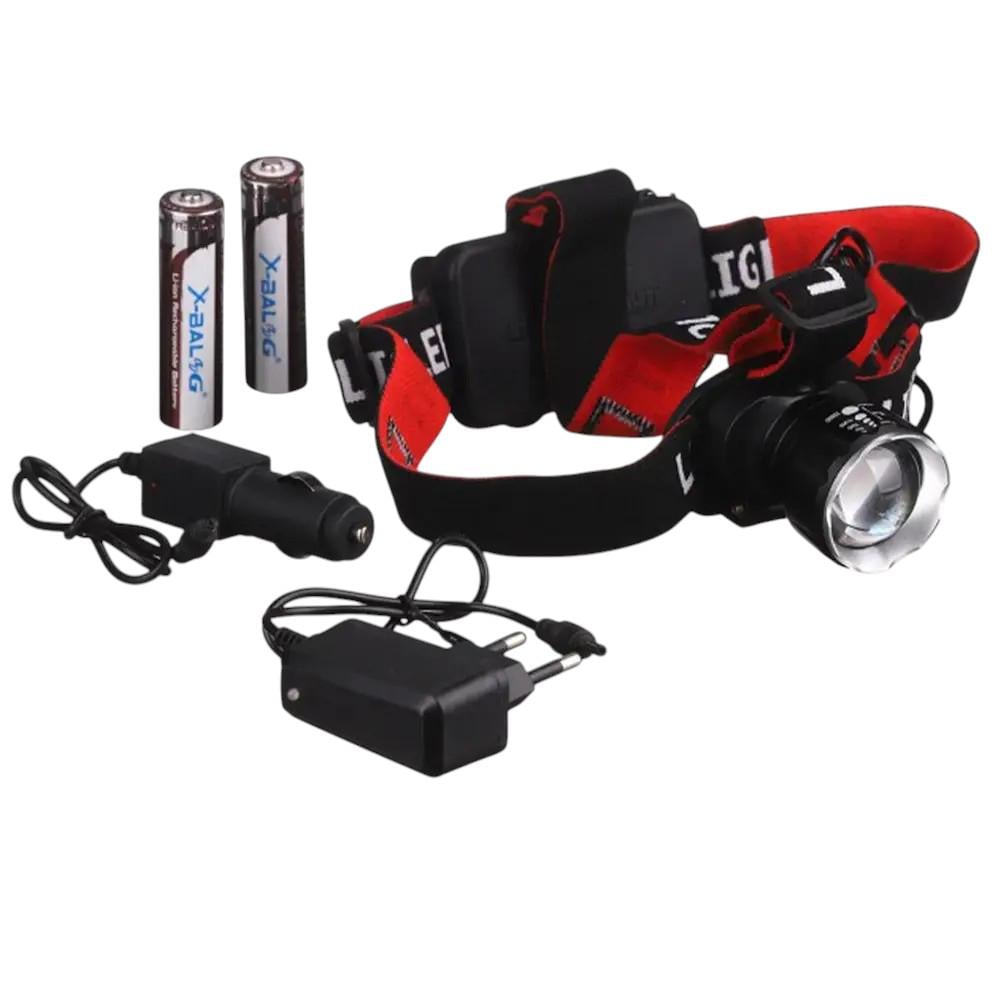 Ліхтарик налобний BAILONG BL T20-P90 2х18650 BATTERY (ML-04668)