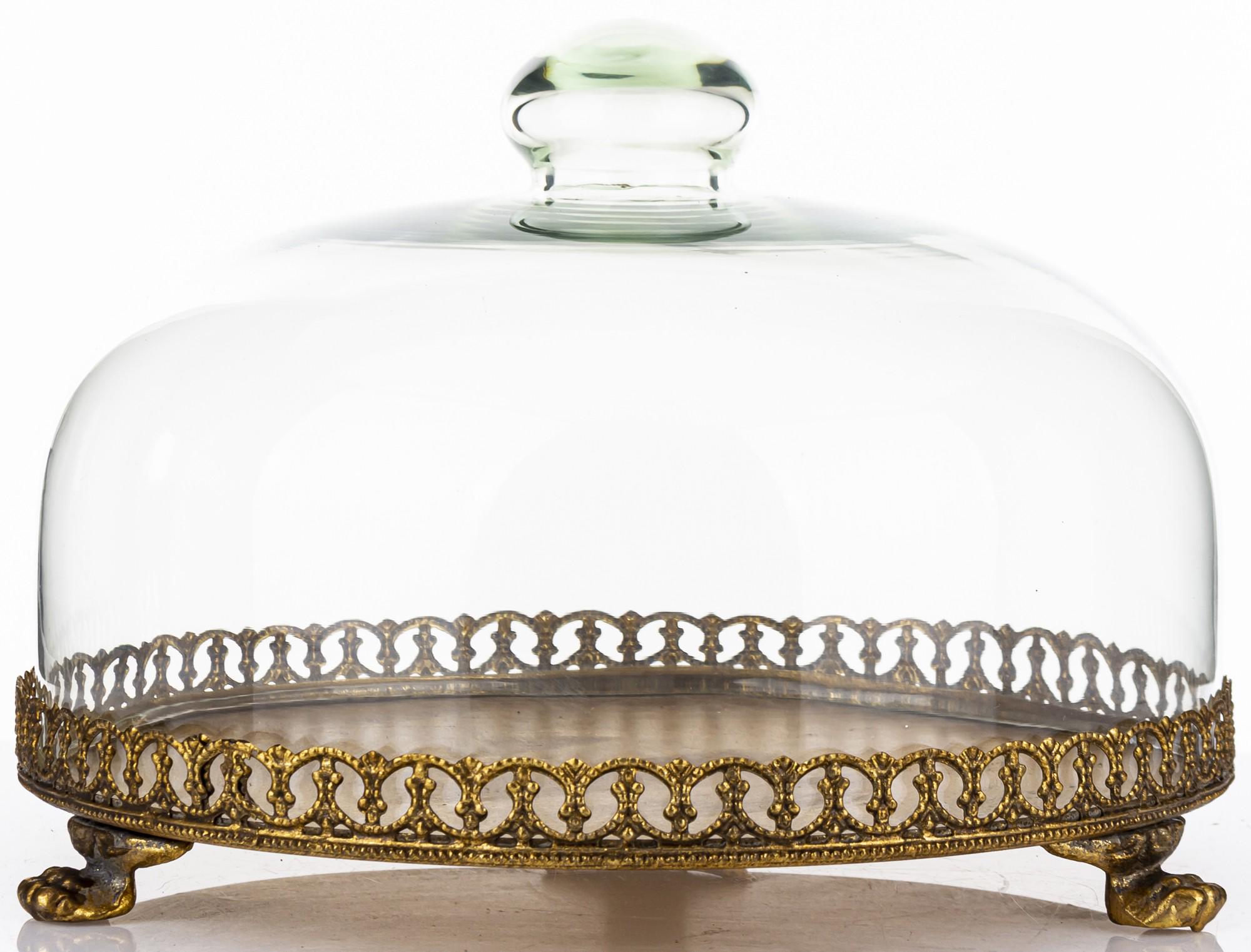 Таця ручної роботи Antyk з скляною кришкою 18x25x25 см (157666) - фото 3