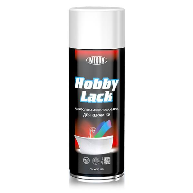 Эмаль для керамики Mixon Hobby Lack в аэрозоле 400 мл Белый (000007379)