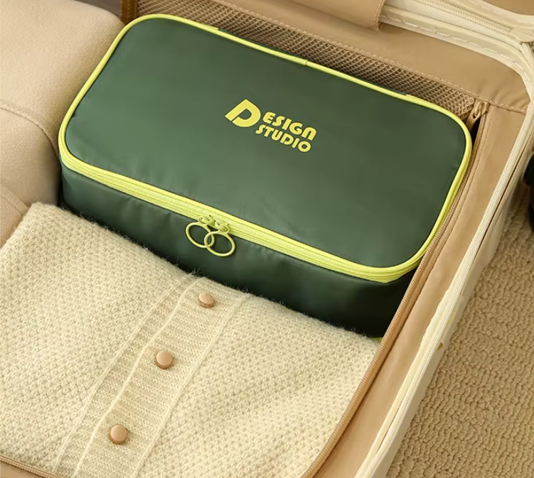 Сумка-органайзер для зберігання нижньої білизни портативна дорожня Зелений - фото 5