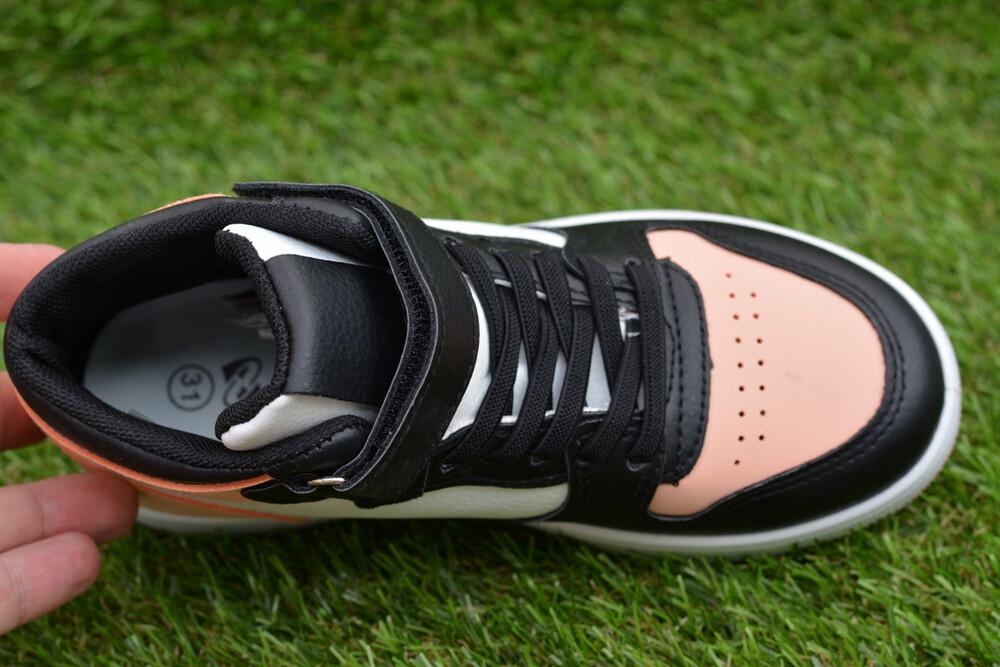 Кросівки дитячі високі air force р. 34 Рожевий (11239457) - фото 6