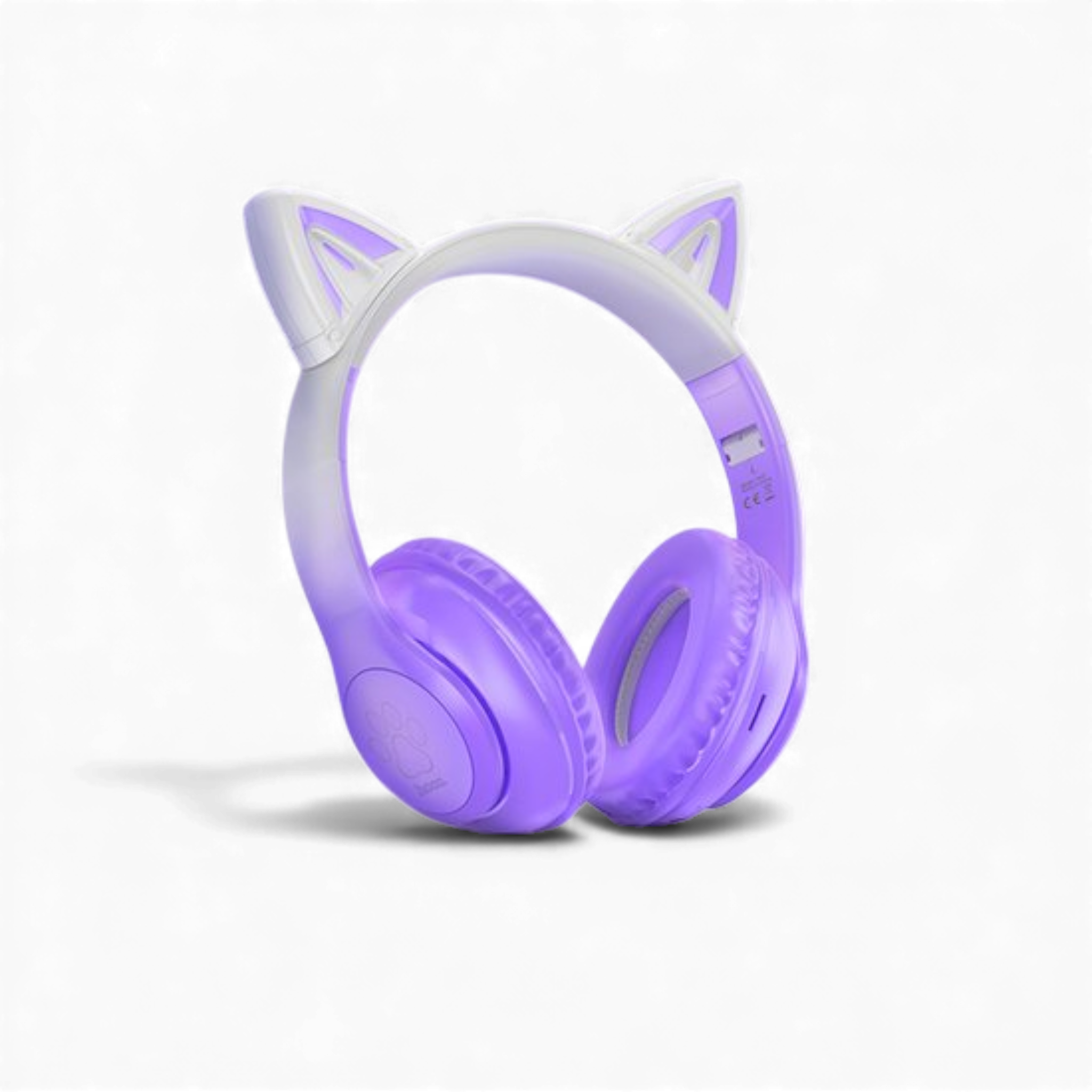 Навушники накладні бездротові Hoco W42 Cat ears BT Crystal Purple Grape (30825293)