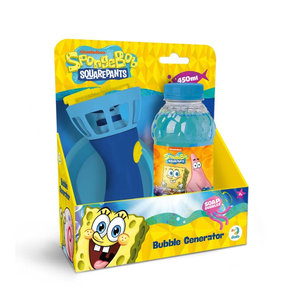 Генератор мыльных пузырей Sponge Bob 450 мл Желтый (MB-350-B-53)